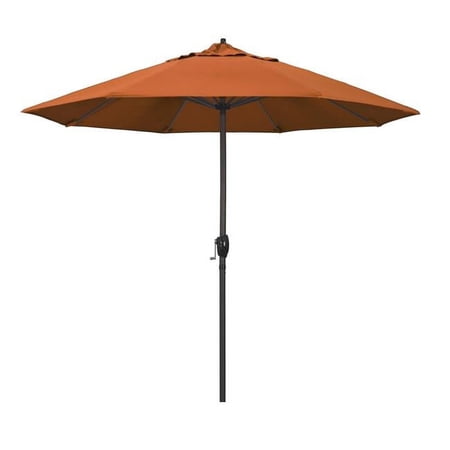 9 ft. Casa Series Patio Bronze Auto Tilt Crank Lift - Sunbrella 2A Tuscan Fabric
