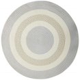 thumbnail image 1 of 9 ft. Crescent Round Rug, Silver, 1 of 1