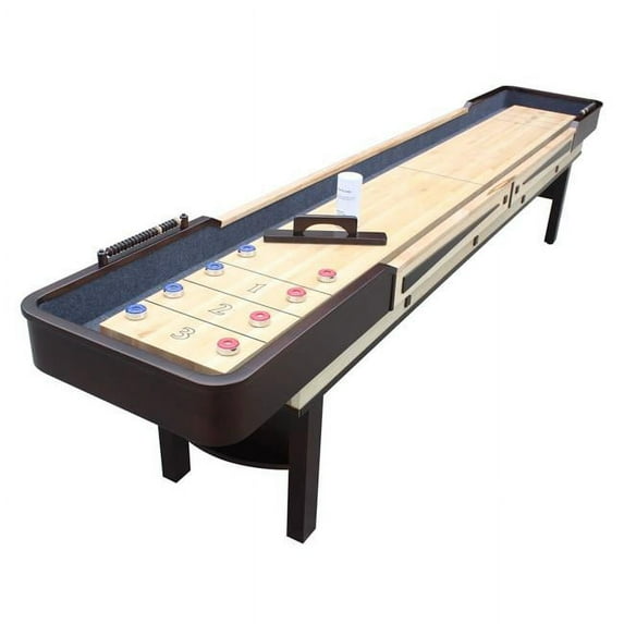 9 ft. Merlot Shuffleboard Table - Espresso