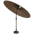 thumbnail image 1 of 9 ft. Parisian Round Market Umbrella, Stone Olefin Canopy, 1 of 1