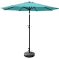 thumbnail image 1 of 9 ft. Patio Table Market Umbrella with Round Bronze Free Standing Base, 1 of 7