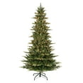thumbnail image 1 of 9 ft Pre-lit Slim Aspen Fir Tree 700 UL Clear Incandescent Lights On/Off Foot Pedal, 1 of 5