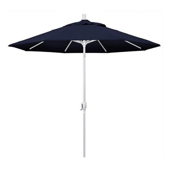 9 ft. Round Aluminum Market Umbrella, Navy