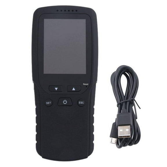 9 in 1 Air Quality Monitor Indoor Outdoor PM2.5, PM1.0, PM10, HCHO, Detector Tester Temperature and Humidity Sensor
