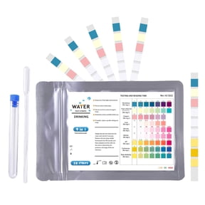 9-in-1 Aquarium Test Strips, 50PCS Fish Tank Water Test Kit for Carbonate Hardness Nitrate Nitrite Free Chlorine Iron Total Alkalinity Ph Copper, for Pools Pond (50 PCS)