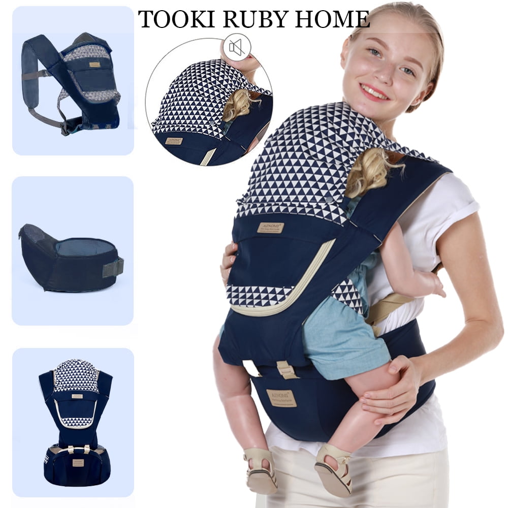 9in1 Baby Carrier with Hip Seat & Lumbar Support for Infants 745 lbs