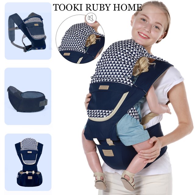 9in1 Baby Carrier with Hip Seat & Lumbar Support for Infants 745 lbs