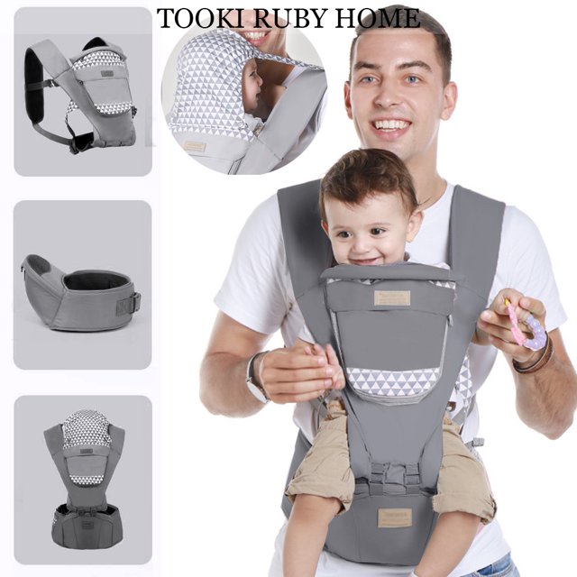 9in1 Baby Carrier with Hip Seat & Lumbar Support for Infants 745 lbs