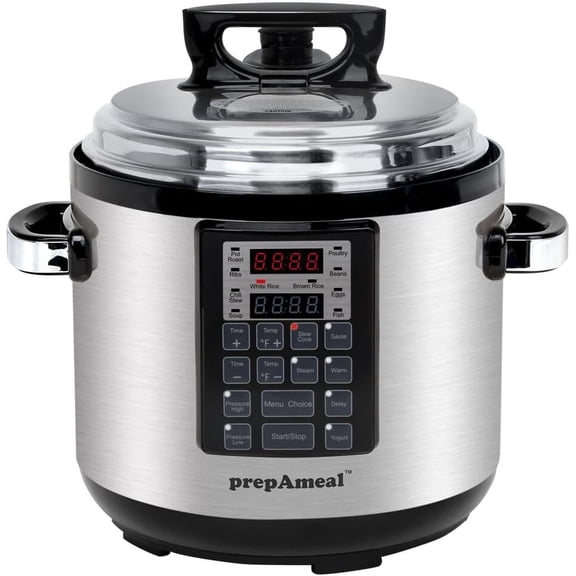 9-in-1 Electric Pressure Cooker 6QT Multi-Functional Programmable Non-Stick Pot, Slow Cooker, Rice, Steamer, Saut, Yogurt Maker, Warmer, 6 Quart