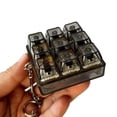 9-in-1 Keyboard Fidget Toy Keychain, LED Clicker Decompression Desk Toy ...