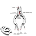 thumbnail image 1 of 9-in-1 Mini Multi-Functional Pliers – Stainless Steel Camping Tool with Screwdriver & Bottle Opener, 1 of 7