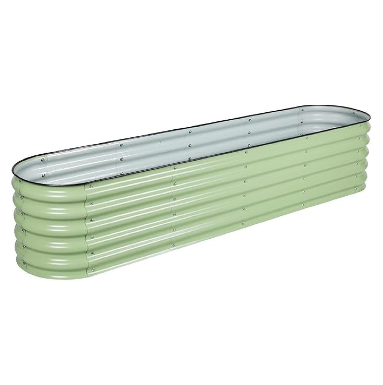 9-in-1 Modular Aluzinc Metal Raised Garden Bed, 89" L x 17.7" W x 17" H ...