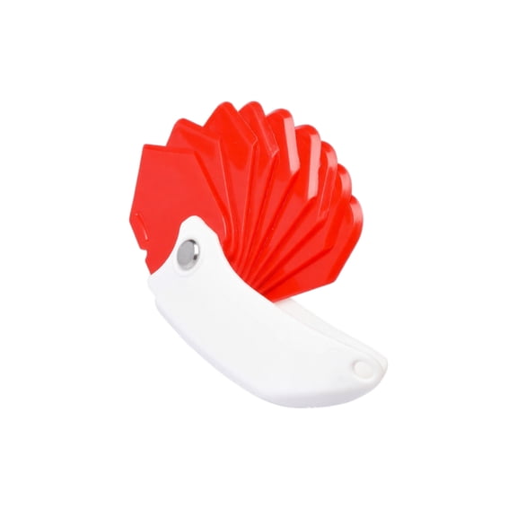 9-in-1 Multi-Function Plastic Scraper Tool 3.9 Inch Width Squeegee Spreader Smoothing Blade for Wall Paint Removal Adhesive Caulking Sealant Grout and Glass Cleaning