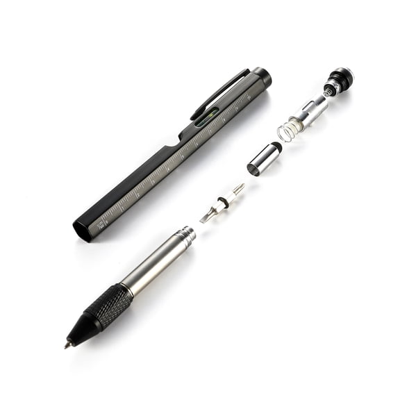9 in 1 Multifunctional Ballpoint Pen, 9 in 1 Multi Tool Pen Gadgets Multifunctional Writing Pen Christmas Gifts for Men
