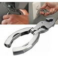 thumbnail image 1 of 9-in-1 Multitool, Mini Keychain Multifunctional Pliers Screwdriver Set, Pocket-Sized ANSI Standard Tool with Bottle Opener & Crimper, Lightweight Durable Keyring EDC Gear for DIY & Outdoor, 1 of 5
