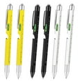thumbnail image 1 of 9 in 1 Multitool Pen for Dad - Led Light, Stylus, Screwdriver, Opener, Ruler, Level Gifts for Boyfriend 6PCS,6 x Multitool Pen,Black&Silver&Yellow, 1 of 7