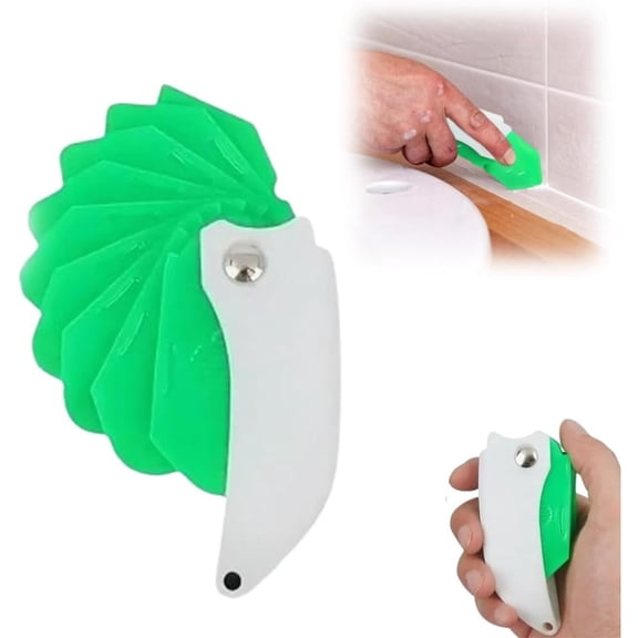 9-in-1 Spatula Caulking Tool, Multipurpose Sealant Applicator and Scraper, Foldable Smooth Seam Tool for Windows, Doors, and Kitchen Tiles – Professional DIY Kit