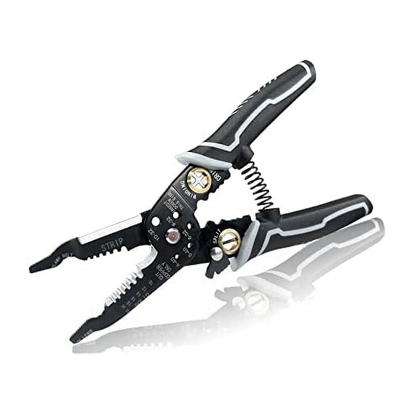 BUIMIT 9in1 Wire Stripper Pliers Tool with Tail Cutter, 8Multifunctional  Wire Stripping Crimping Tool for Electrician & Lineman