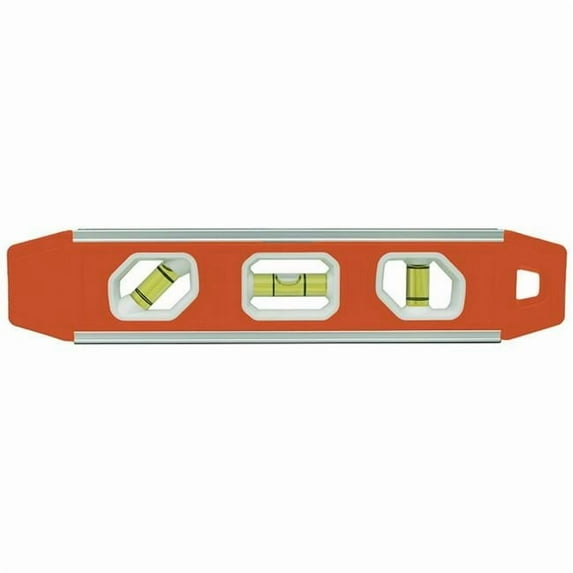 9 in. 3 Vial Aluminum Magnetic Torpedo Level
