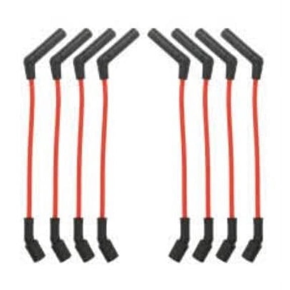 9 in. & 8 mm Spark Plug Wire Set with 135 deg Plug Boots for LS Car, Blue