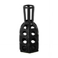 thumbnail image 1 of 9 in. Black Pierced Pattern Ceramic Vase, 1 of 1