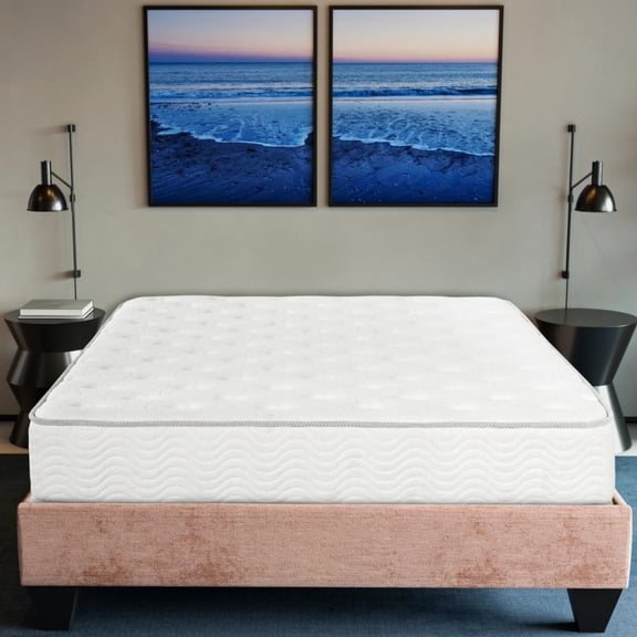 9 in California King Pocket Spring Mattress with CertiPUR-US / Relieve Pressure, Minimize Motion Transfer for Restful Sleep