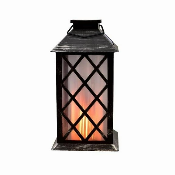 9 in. Carriage Solar Lantern