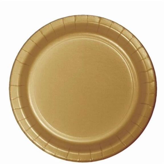 9 in. Dinner Plate - Gold - 24 per Case - Case of 10