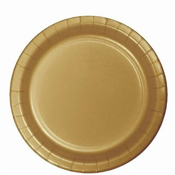 9 in. Dinner Plate - Gold - 24 per Case - Case of 10