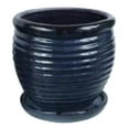 thumbnail image 1 of 9 in. Drip Blue Honey Jar Planter, 1 of 1