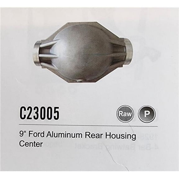 9 in. Ford Aluminum Rear Housing Center, Raw