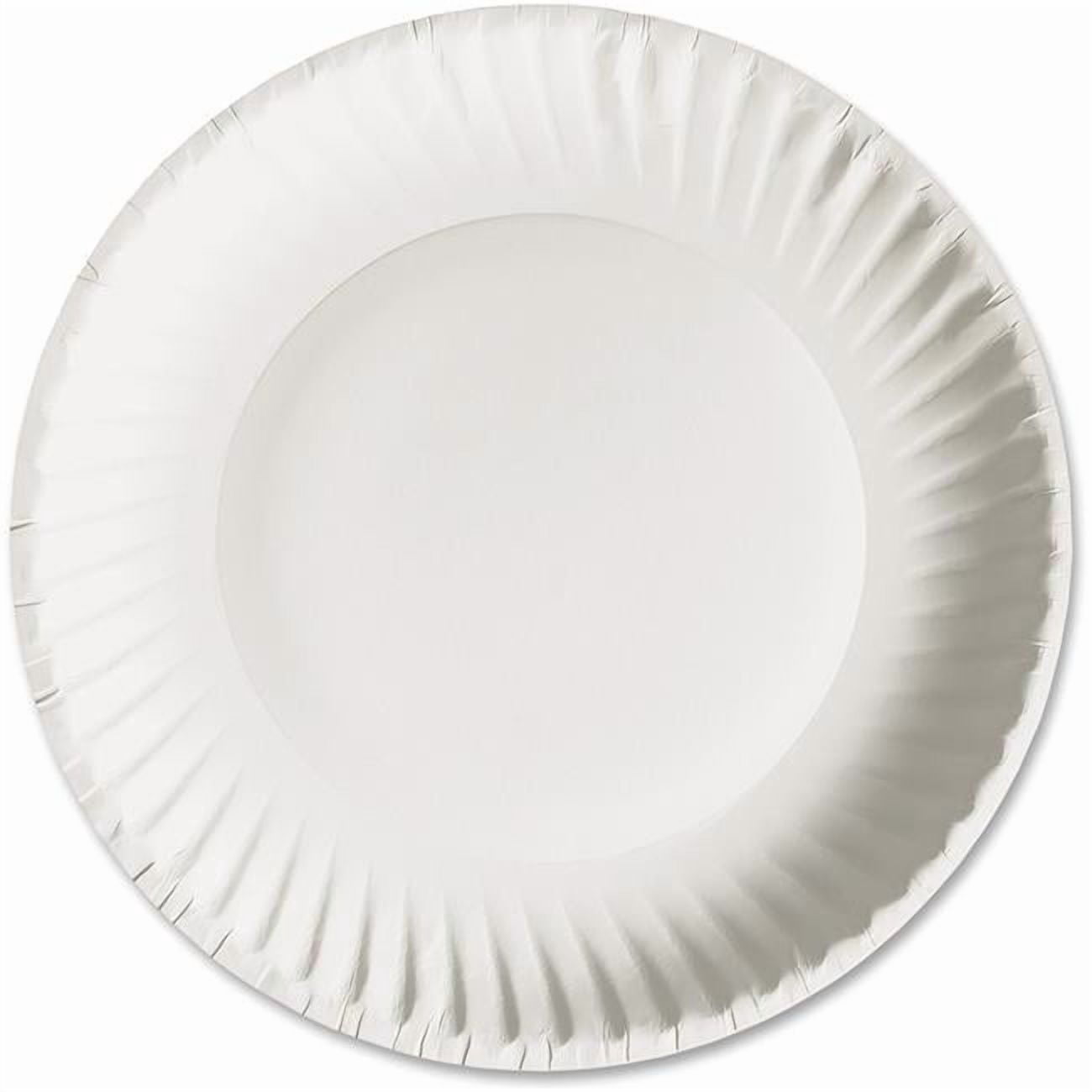 9 in. Green Label Economy Paper Plates