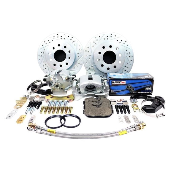 9 in. Legend Serie Rear Disc Brake Conversion Kit for Ford & Small Bearing Flange