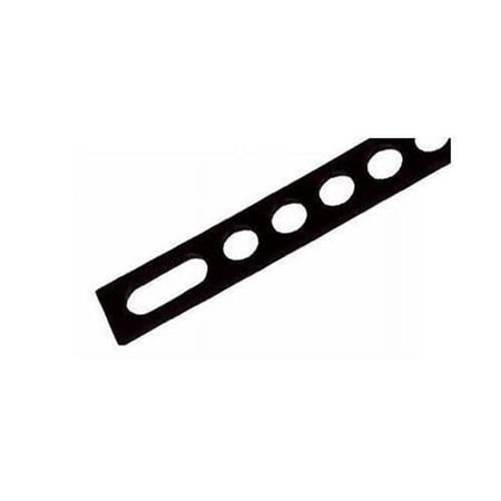 9 in. Mounting Back Strap, Black
