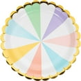 thumbnail image 1 of 9 in. Pastel Celebrations Scalloped Dinner Plates - 96 Count, 1 of 1