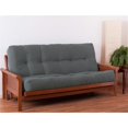 thumbnail image 1 of 9 in. Renewal Twill Full Size Futon Mattress, Steel Grey, 1 of 1