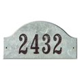 thumbnail image 1 of 9 in. Ridgecrest Arch Quartzite Stone Color Solid Granite Address Plaque, 1 of 1