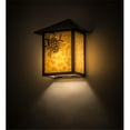 thumbnail image 1 of 9 in. Seneca Winter Pine Wall Sconce, Beige Craftsman, 1 of 1