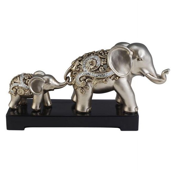 9 in. Silver Vine Decorative Piece