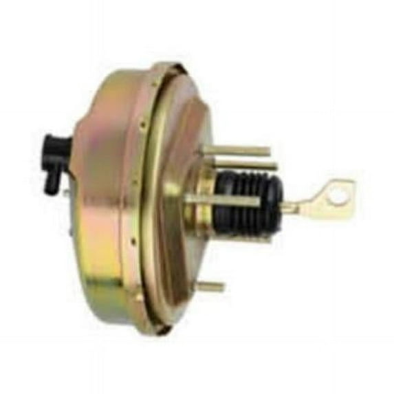 9 in. Single Diaphragm Power Brake Bosster for 1967-1970 Ford Mustang, Chrome