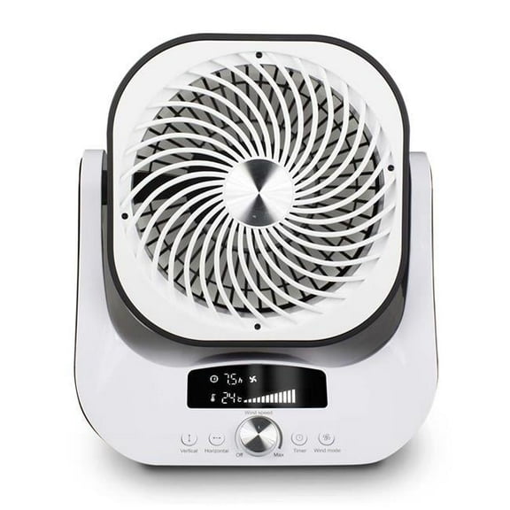 9 in. Tabletop Digital Display Air Circulator with Remote Control