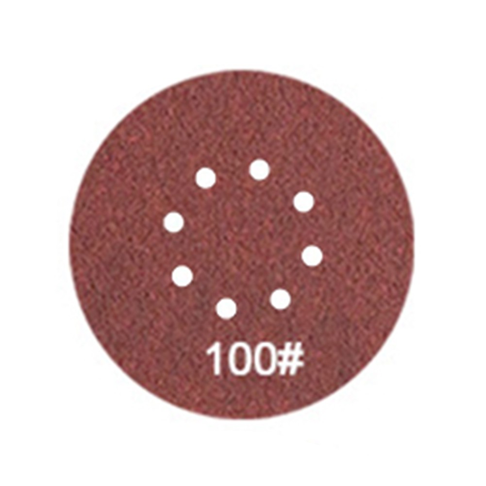 9inch 8hole Red Sand 225mm Velvetbacked Disc Sandpaper Selfadhesive Flocking