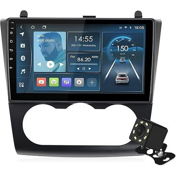 9-inch Android 10 Double Din Car Stereo for Nissan Altima 2008-2012 IPS Touchscreen Screen Car Radio