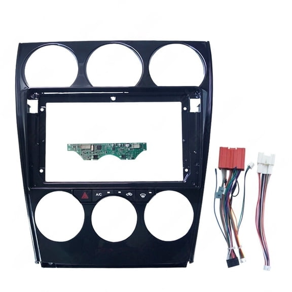 9-inch Android large screen navigation frame suitable for Mazda 6,  face frame + air conditioning panel + power cord with protocol set