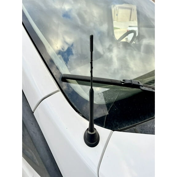 9" inch Antenna Fuba Mast Black Power Rod Radio AM/FM for Ford Transit 2015-2023 New
