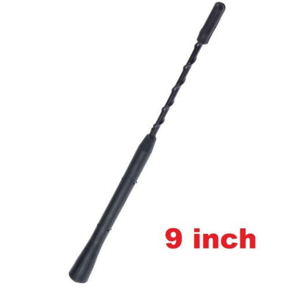 9 Inch Black Rubber Antenna Mast For Jeep Cherokee 1997-2001 – AM/FM Fender Mount – Easy Install