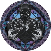 9 inch Black Panther Round Dinner Plates (8 Pack) - Party Supplies Decoration