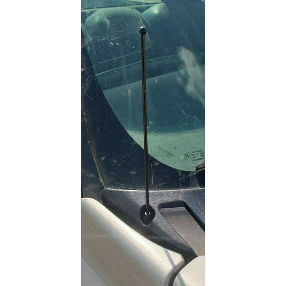 9" inch Black Stainless Antenna Mast Power Radio AM/FM for GMC YUKON ENVOY 2000-2015