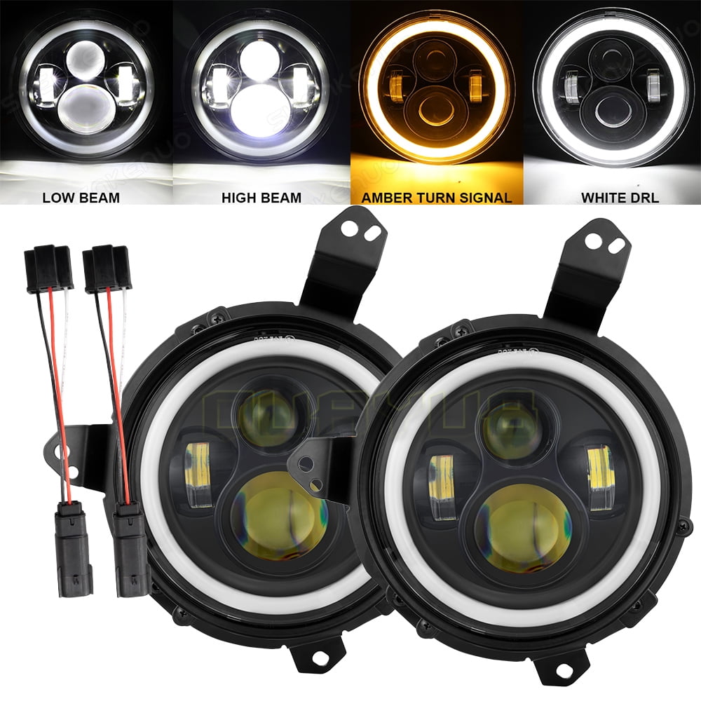 Jeep Wrangler JL/Gladiator 9 Inch RGB Headlights