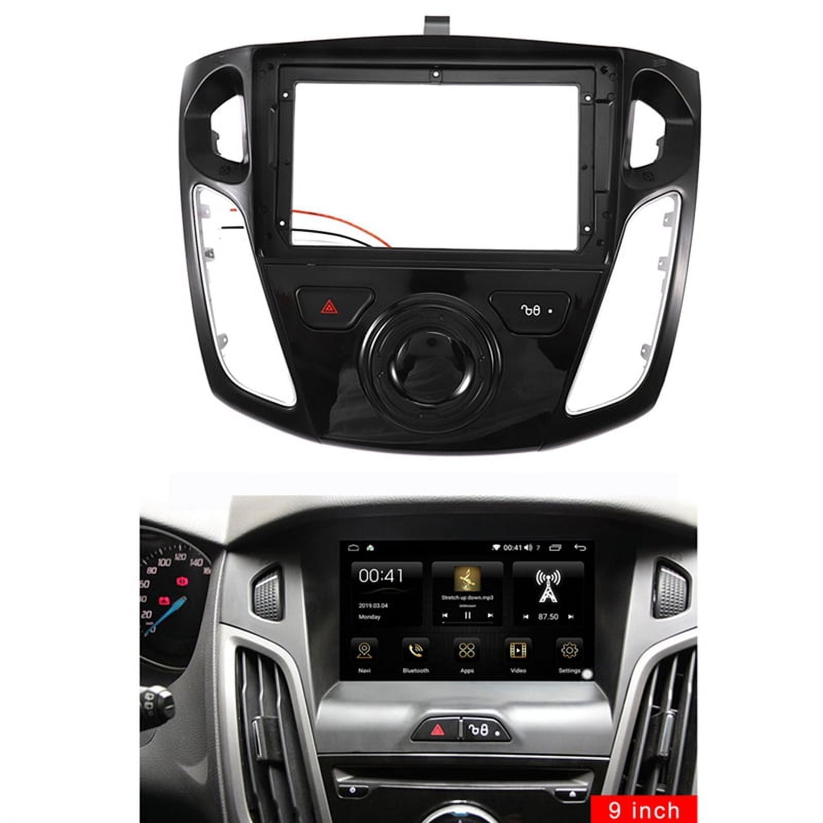 Ashata Fascia de radio stéréo de voiture 2DIN Autoradio Fascia Dash Panel DVD Frame ABS